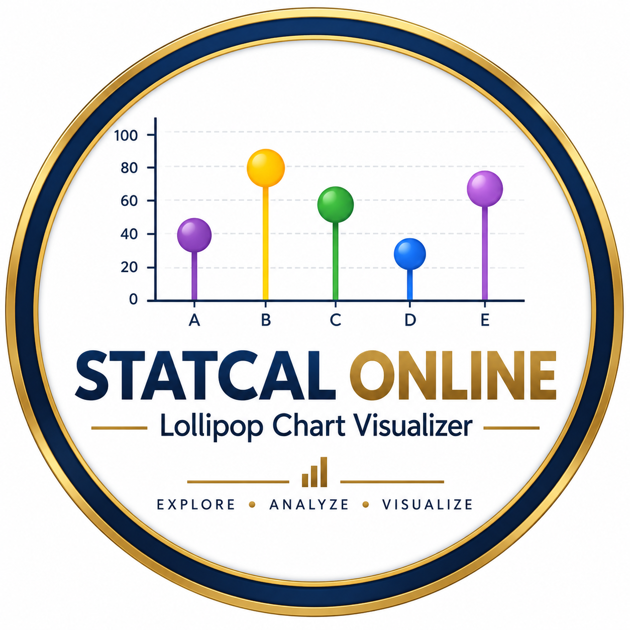 STATCAL ONLINE - Lollipop Chart Visualizer